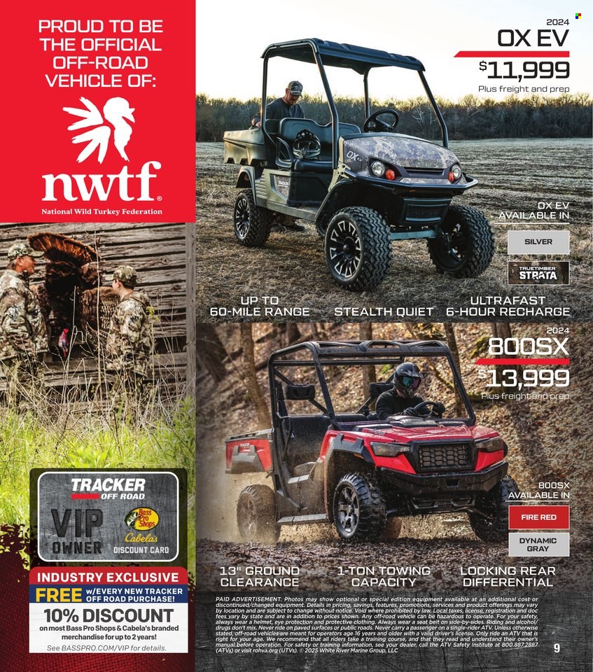 Cabela's ad. Page 1