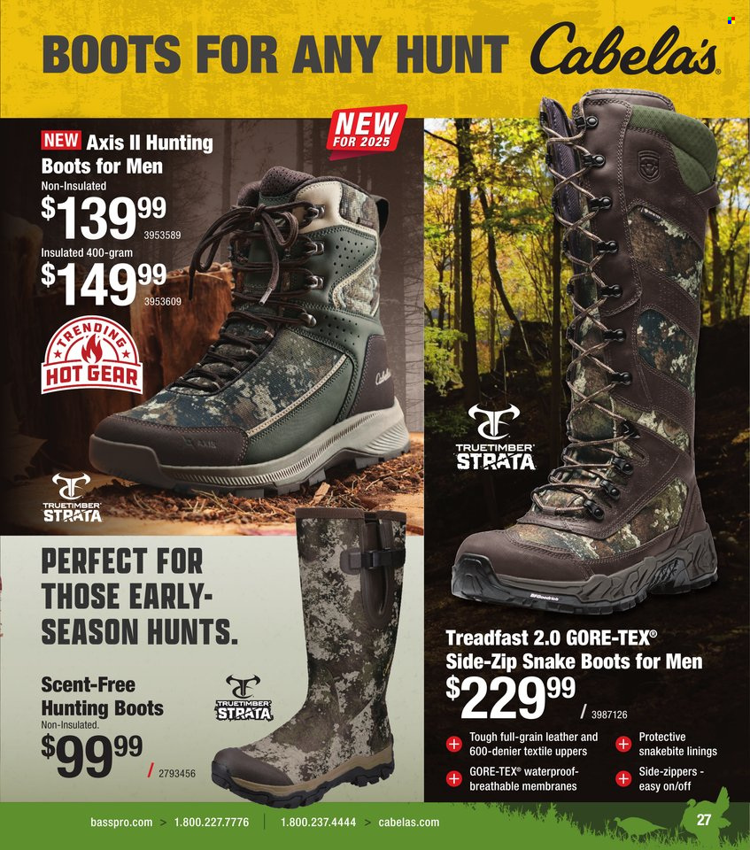 Cabela's ad. Page 1