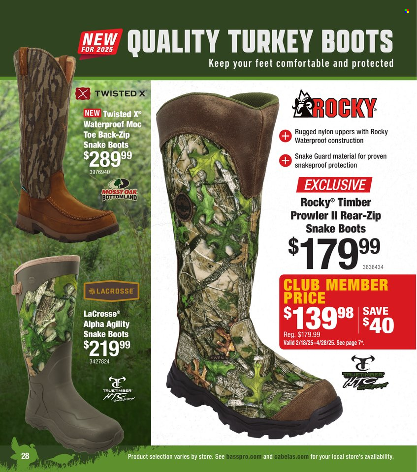 Cabela's ad. Page 1