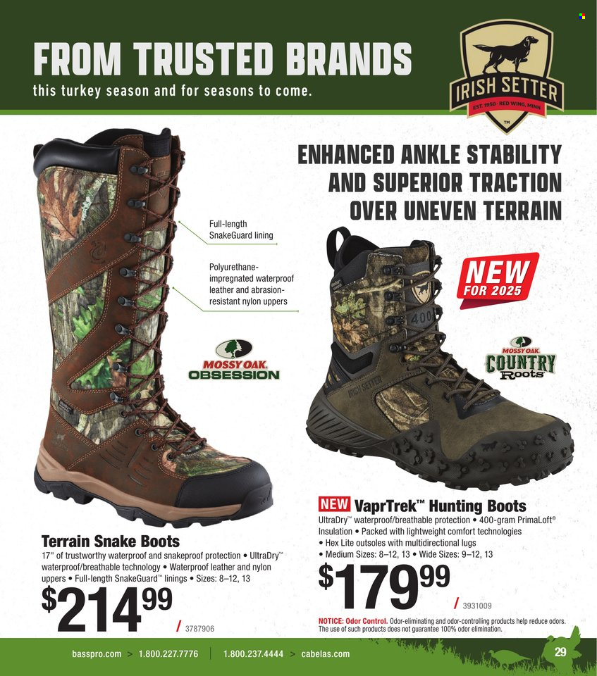 Cabela's ad. Page 1