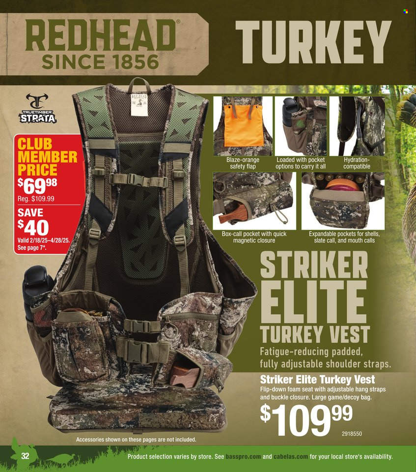 Cabela's ad. Page 1