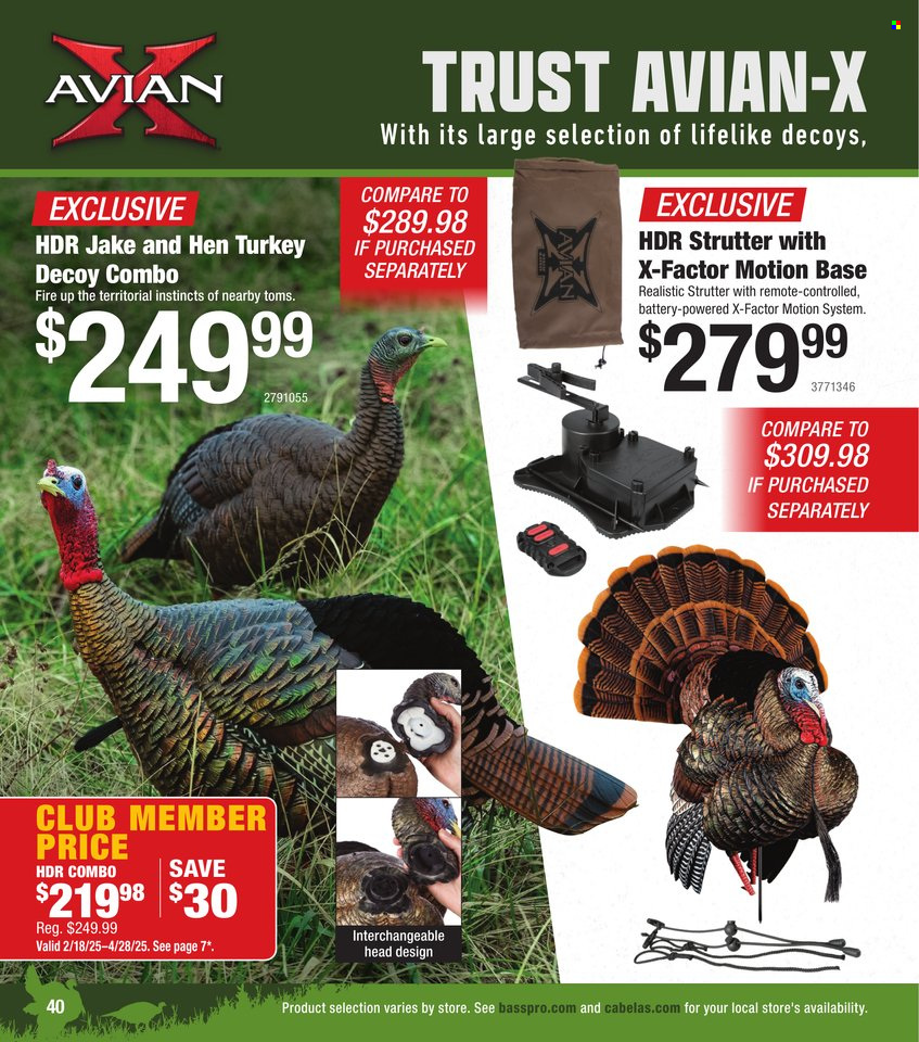 Cabela's ad. Page 1
