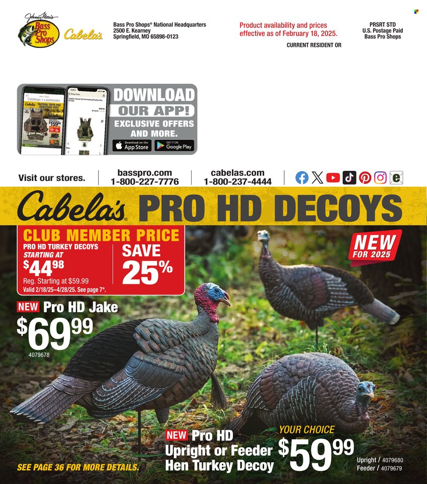 Cabela's ad. Page 1
