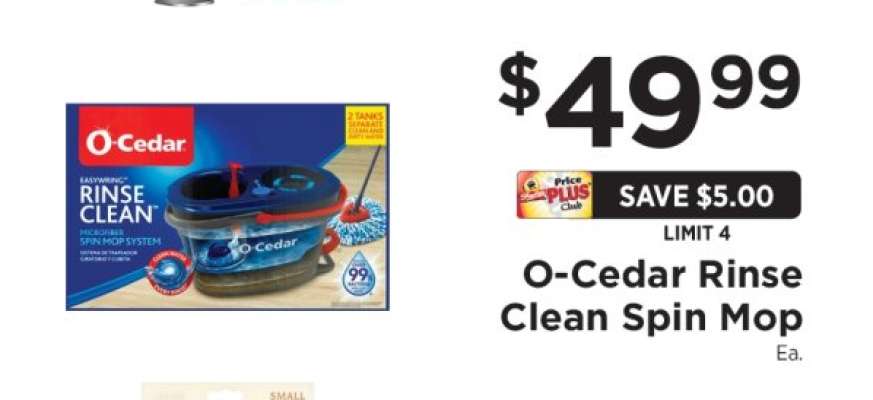 O-Cedar Rinse Clean Spin Mop