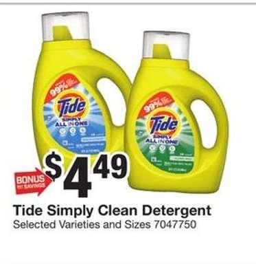 Tide Simply Clean Detergent