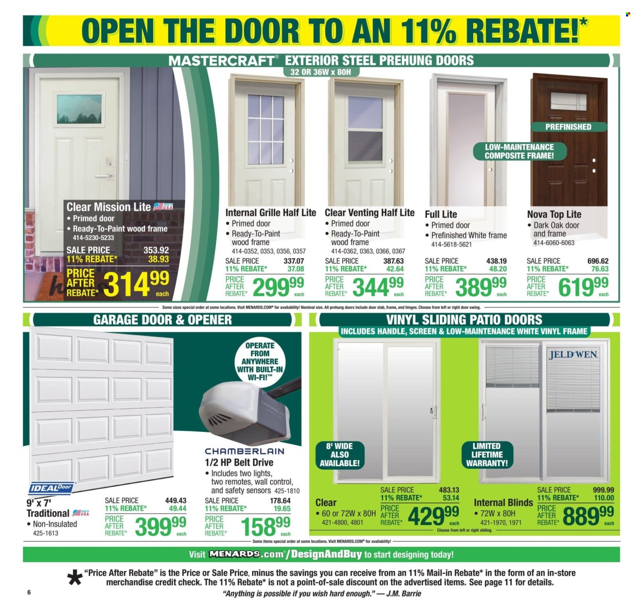 Menards ad - 03/06/2025 - 03/16/2025. Page 1