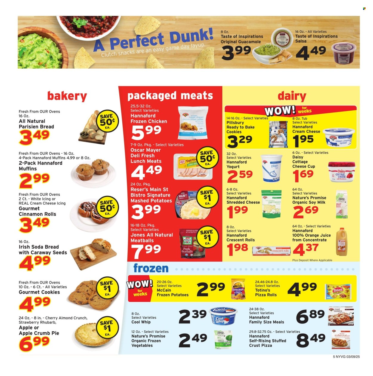 Hannaford ad - 03/09/2025 - 03/15/2025. Page 1