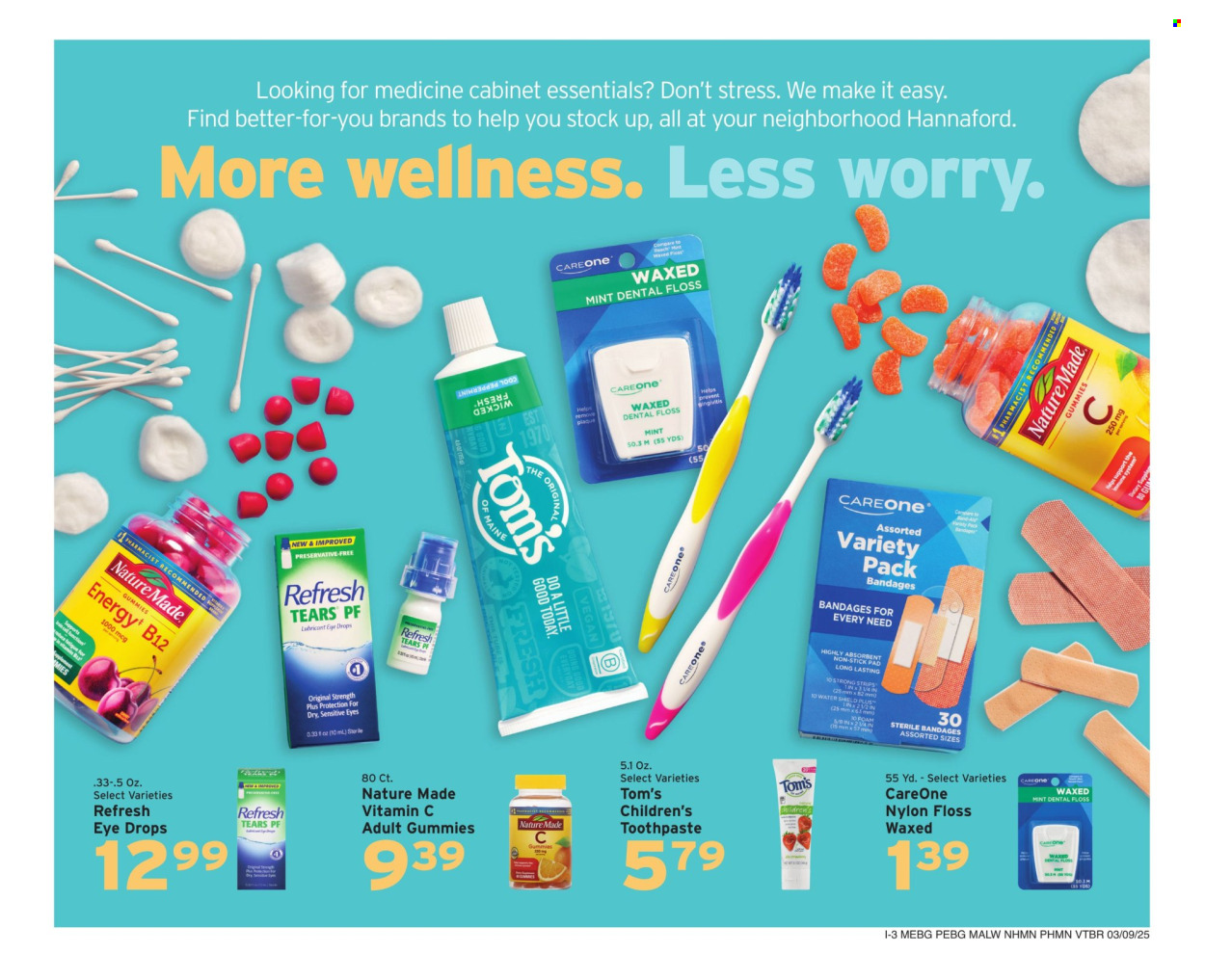 Hannaford ad - 03/09/2025 - 03/15/2025. Page 1