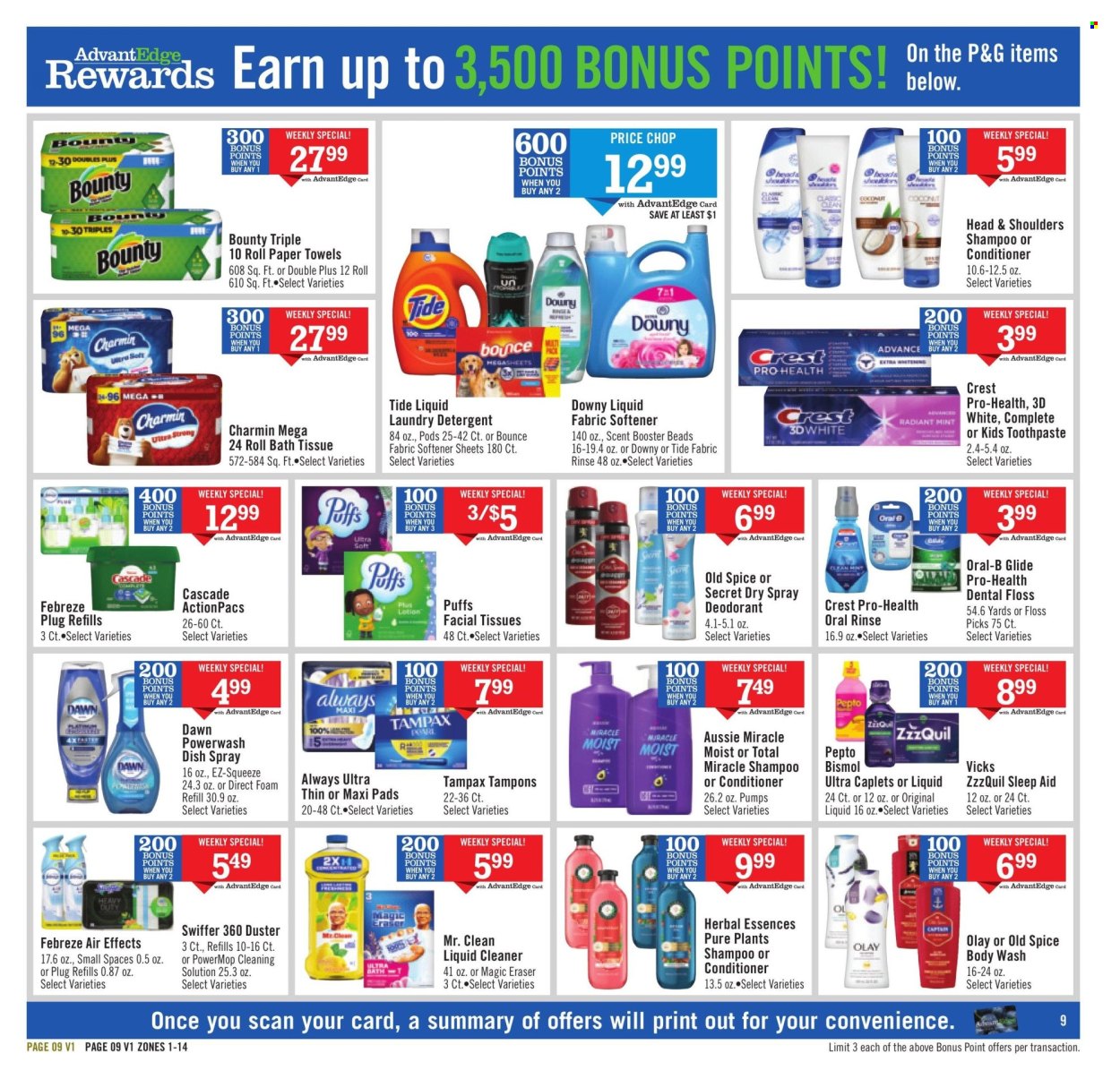 Price Chopper ad - 03/09/2025 - 03/15/2025. Page 1