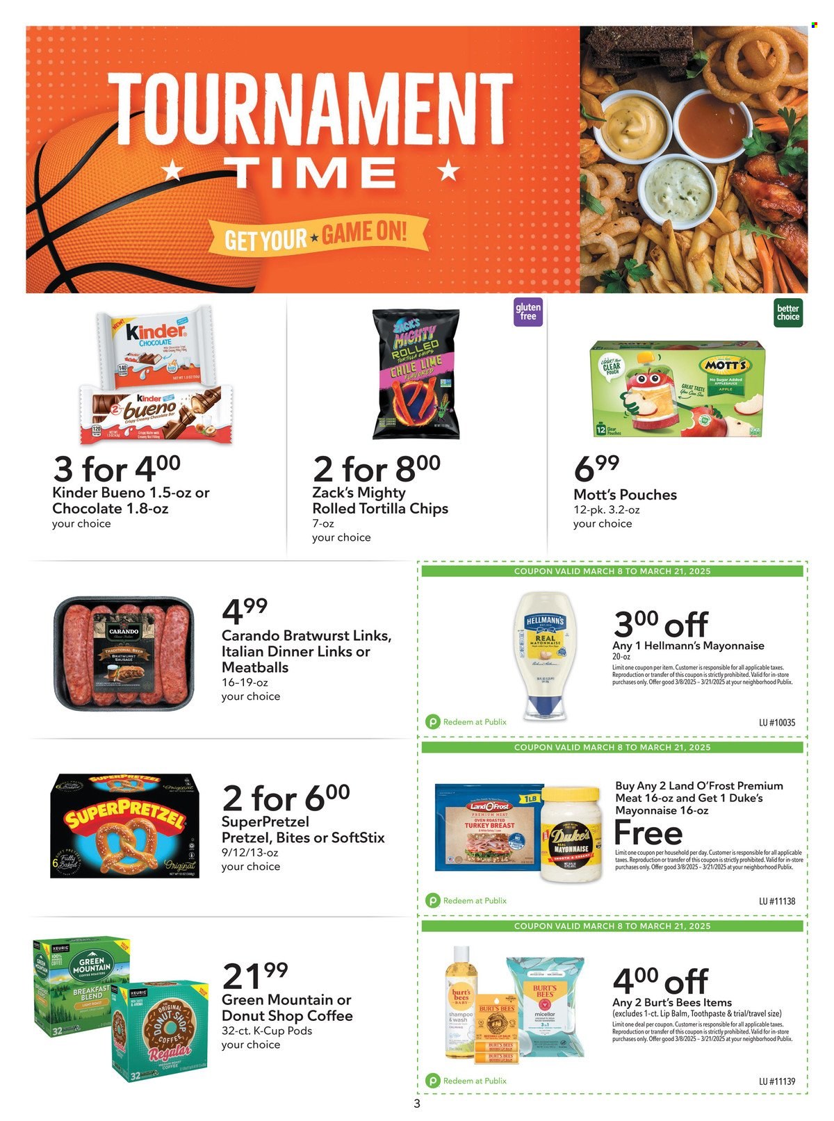 Publix ad - 03/08/2025 - 03/21/2025. Page 1