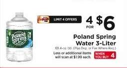 Poland Spring Water 3-Liter