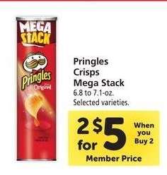 Pringles Crisps Mega Stack