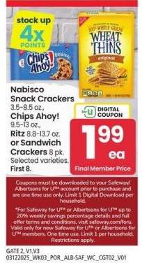 Nabisco Snack Crackers