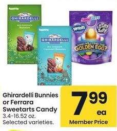 Ghirardelli Bunnies or Ferrara Sweetarts Candy