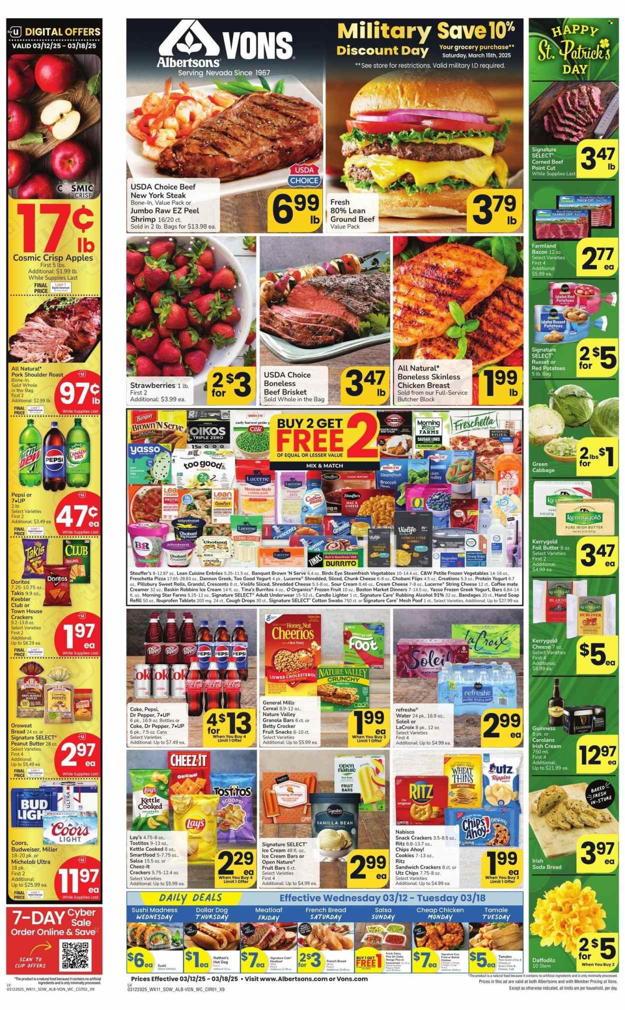 Albertsons ad - 03/12/2025 - 03/18/2025. Page 1