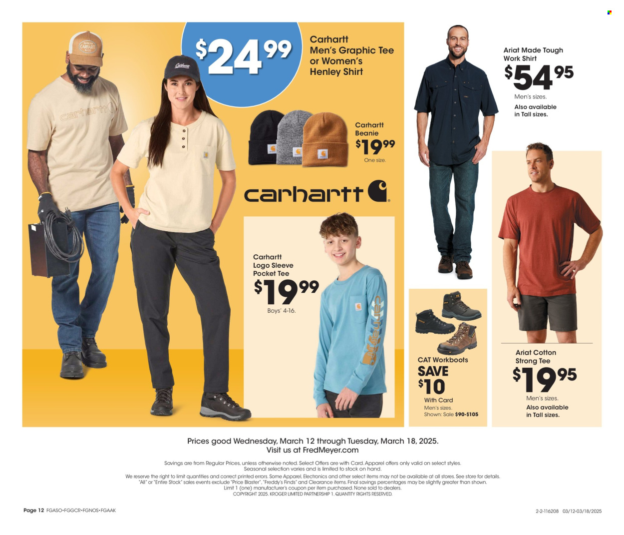 Fred Meyer ad - 03/12/2025 - 03/18/2025. Page 1