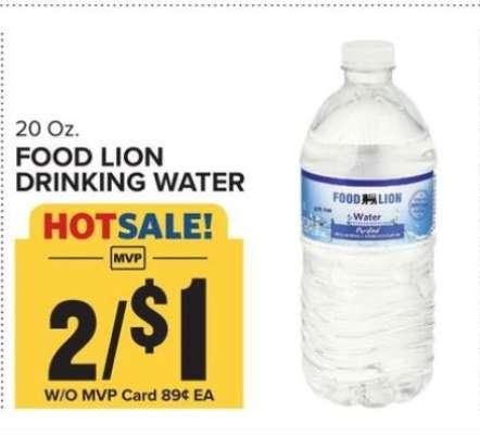 Food Lion Drinking Water