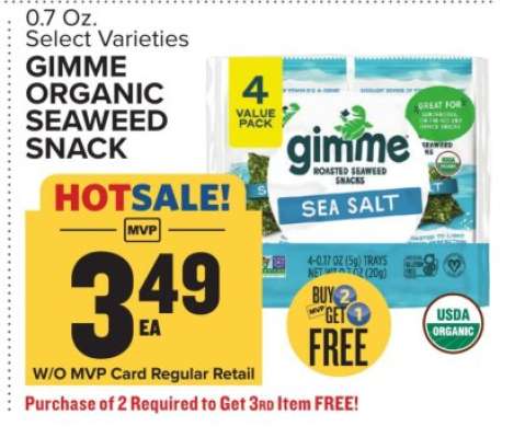 Gimme Organic Seaweed Snack