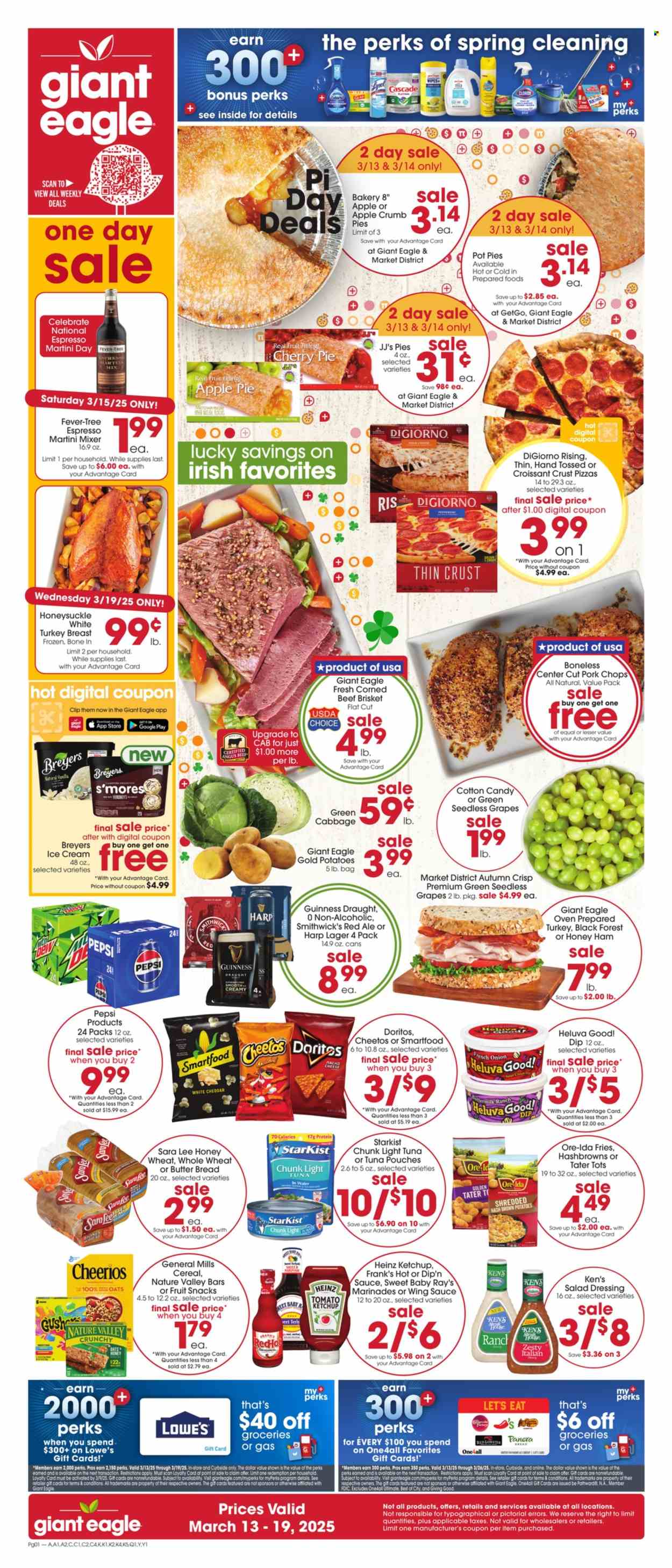 Giant Eagle ad - 03/13/2025 - 03/19/2025. Page 1