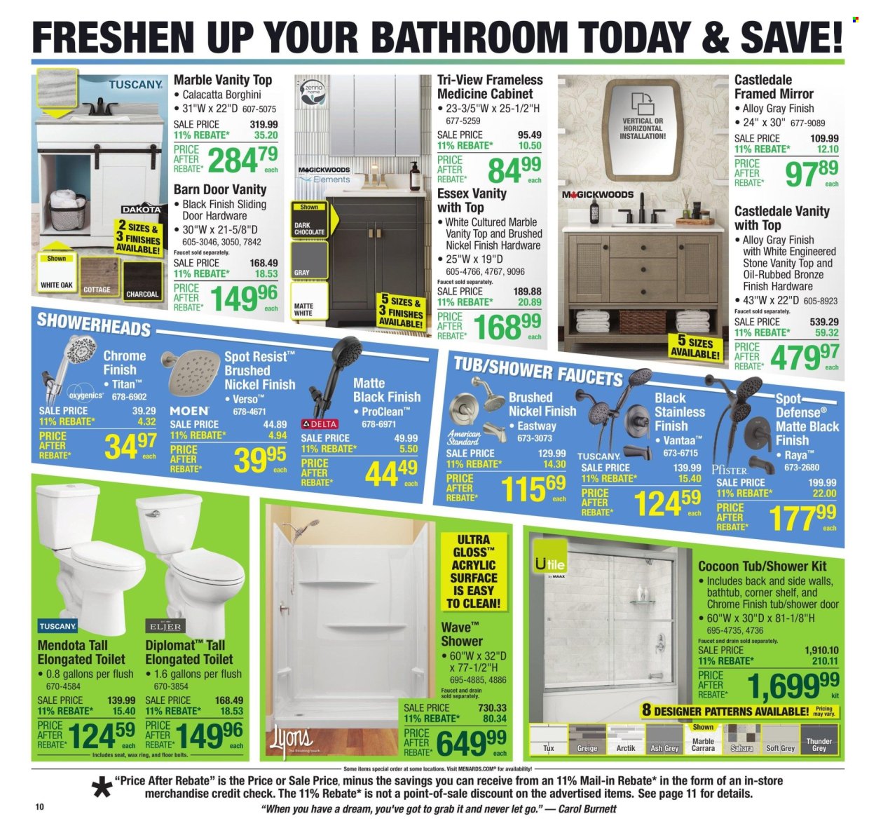 Menards ad - 03/13/2025 - 03/23/2025. Page 1