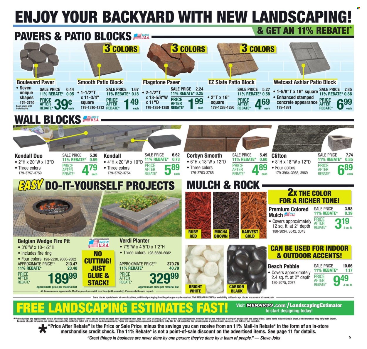 Menards ad - 03/13/2025 - 03/23/2025. Page 1