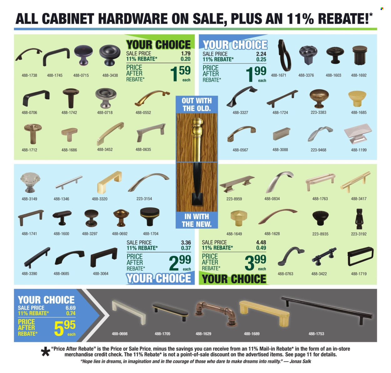 Menards ad - 03/13/2025 - 03/23/2025. Page 1