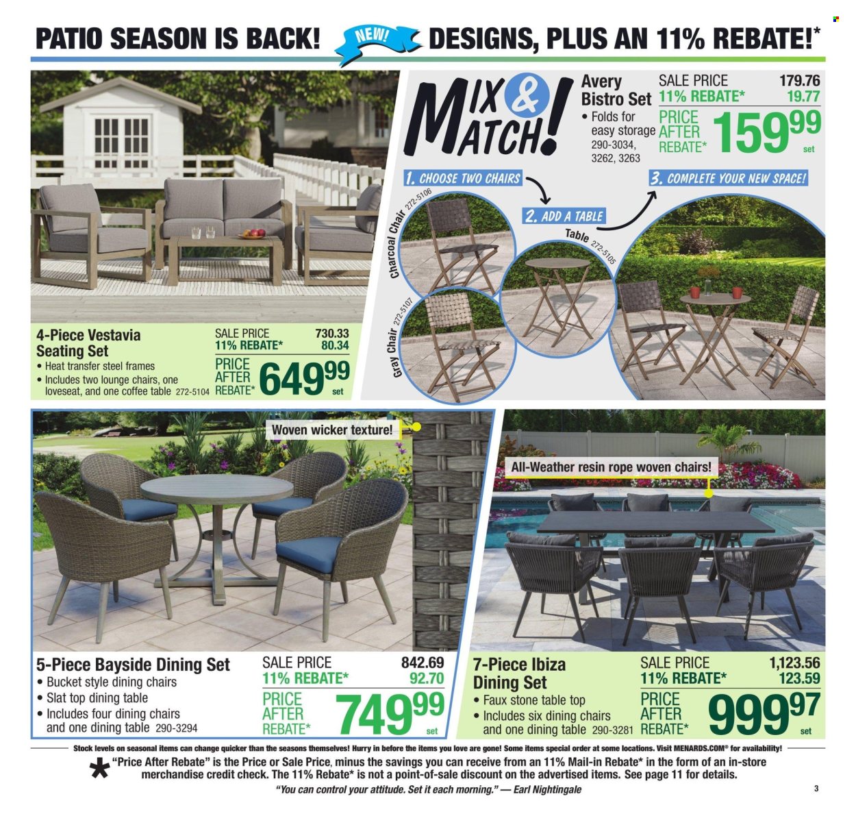 Menards ad - 03/13/2025 - 03/23/2025. Page 1