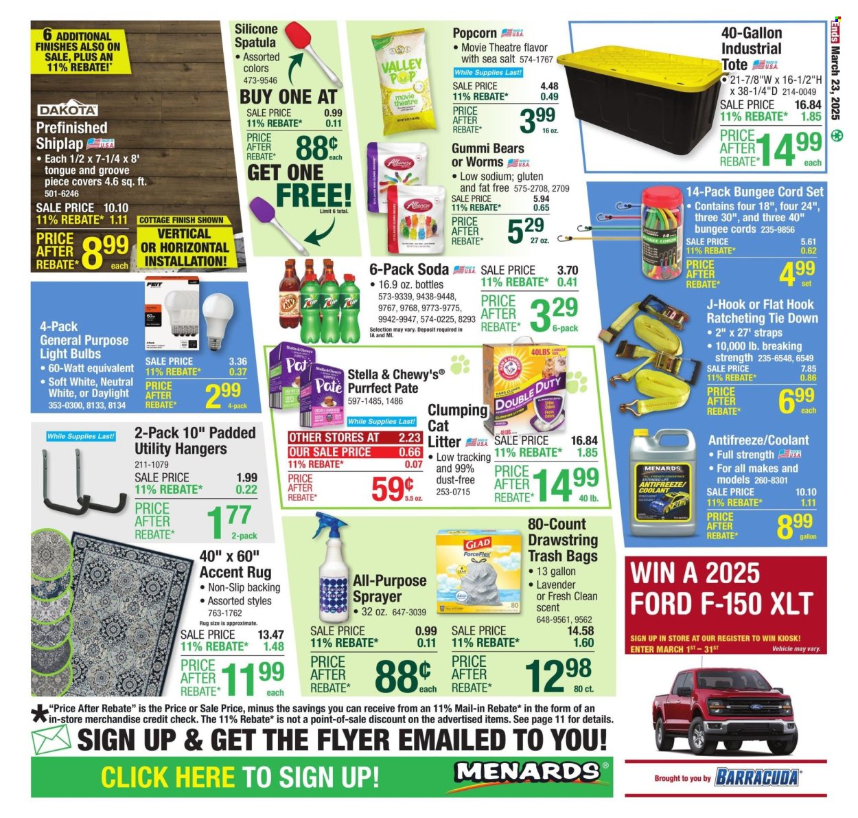 Menards ad - 03/13/2025 - 03/23/2025. Page 1