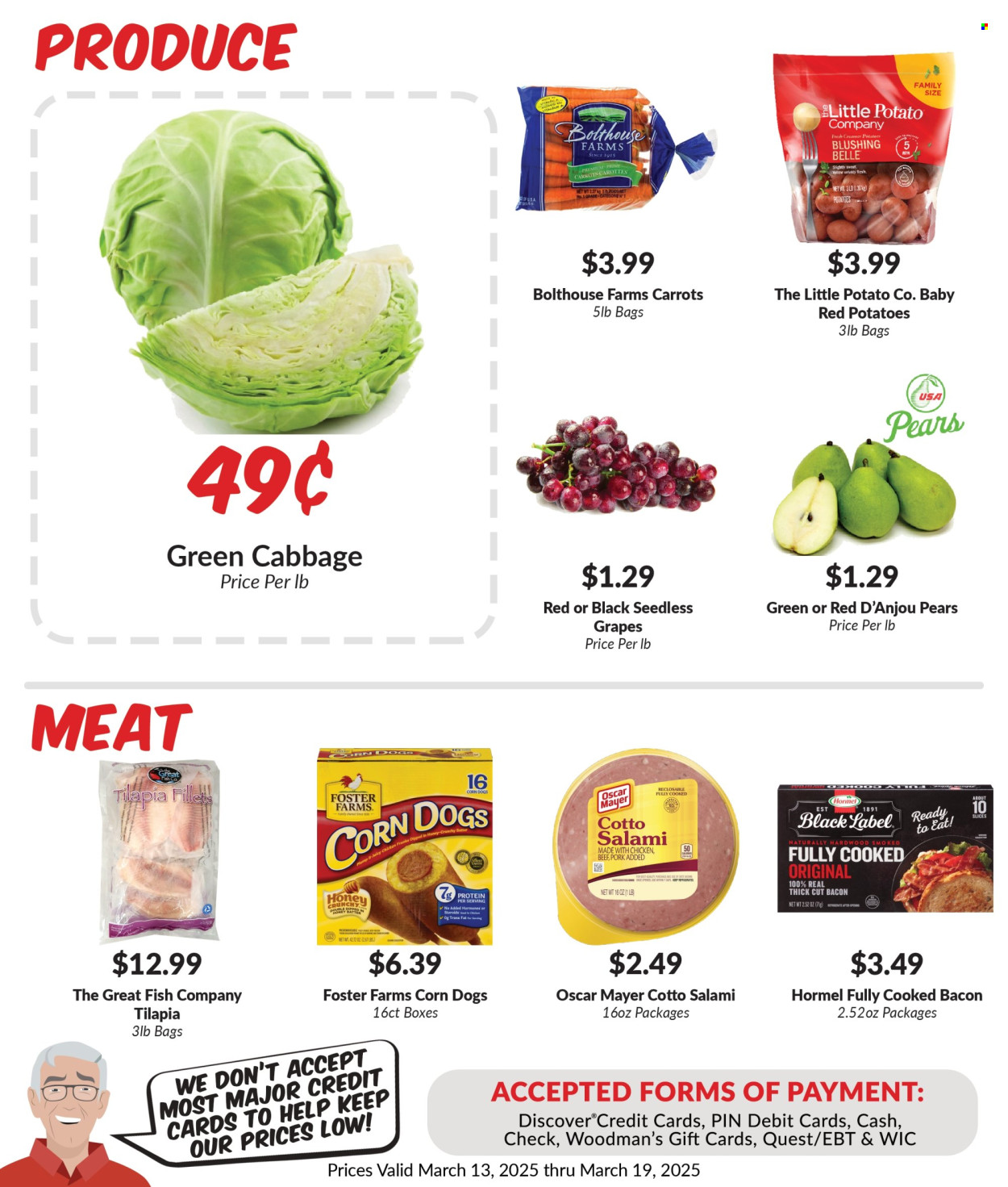 Woodman's Markets ad - 03/13/2025 - 03/19/2025. Page 1