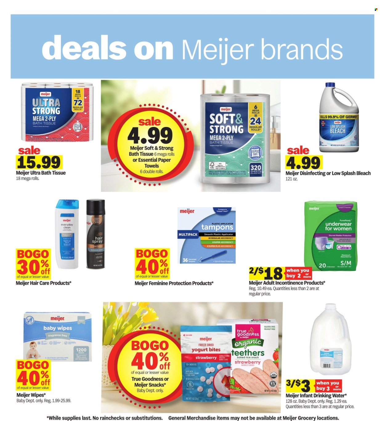 Meijer ad - 03/16/2025 - 03/22/2025. Page 1