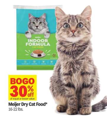 Meijer Dry Cat Food - 16-22 lbs.