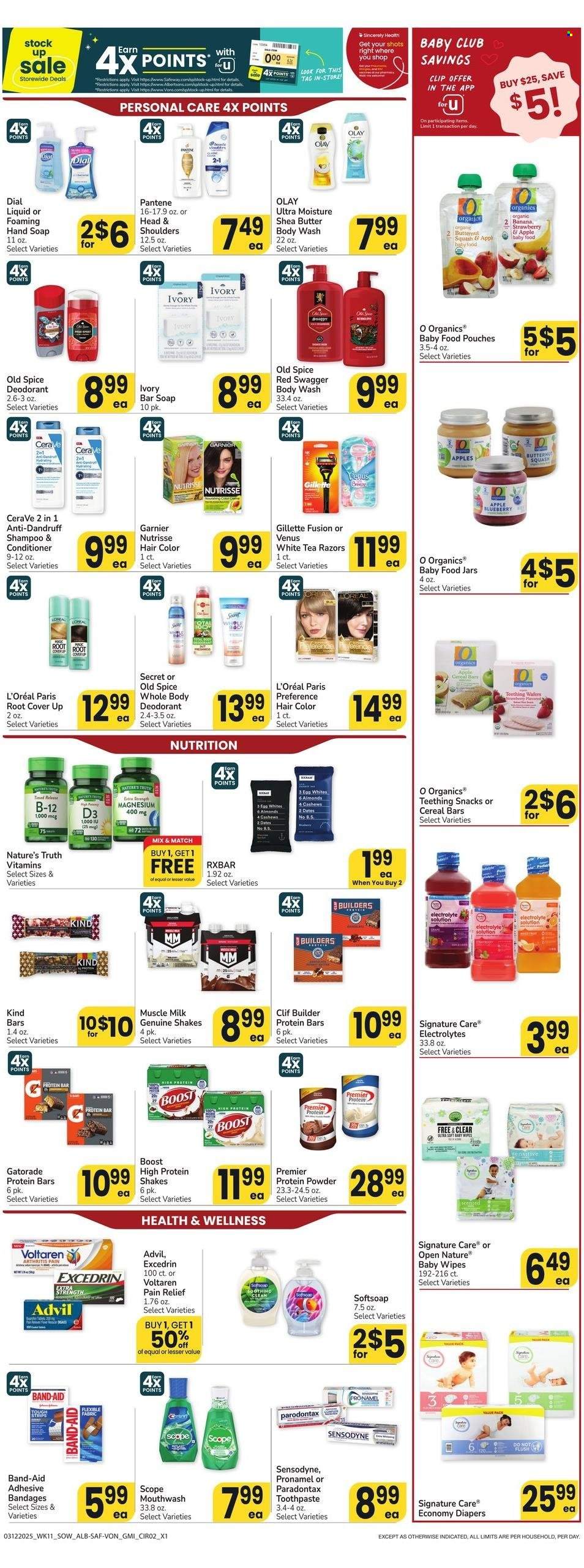 Safeway ad - 03/19/2025 - 03/25/2025. Page 1