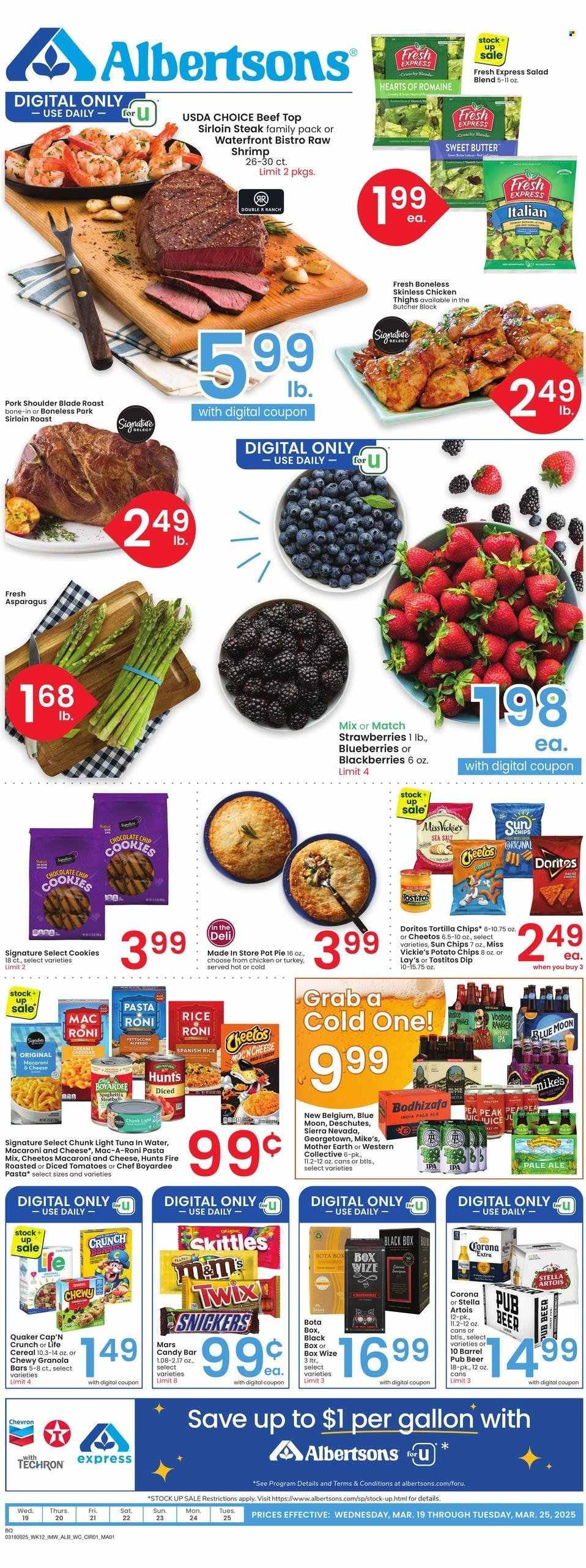 Albertsons ad - 03/19/2025 - 03/25/2025. Page 1