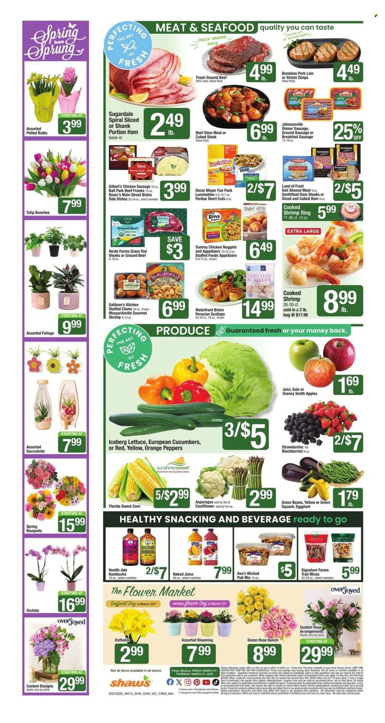 Shaw’s ad - 03/21/2025 - 03/27/2025. Page 1