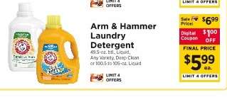 Arm & Hammer Laundry Detergent