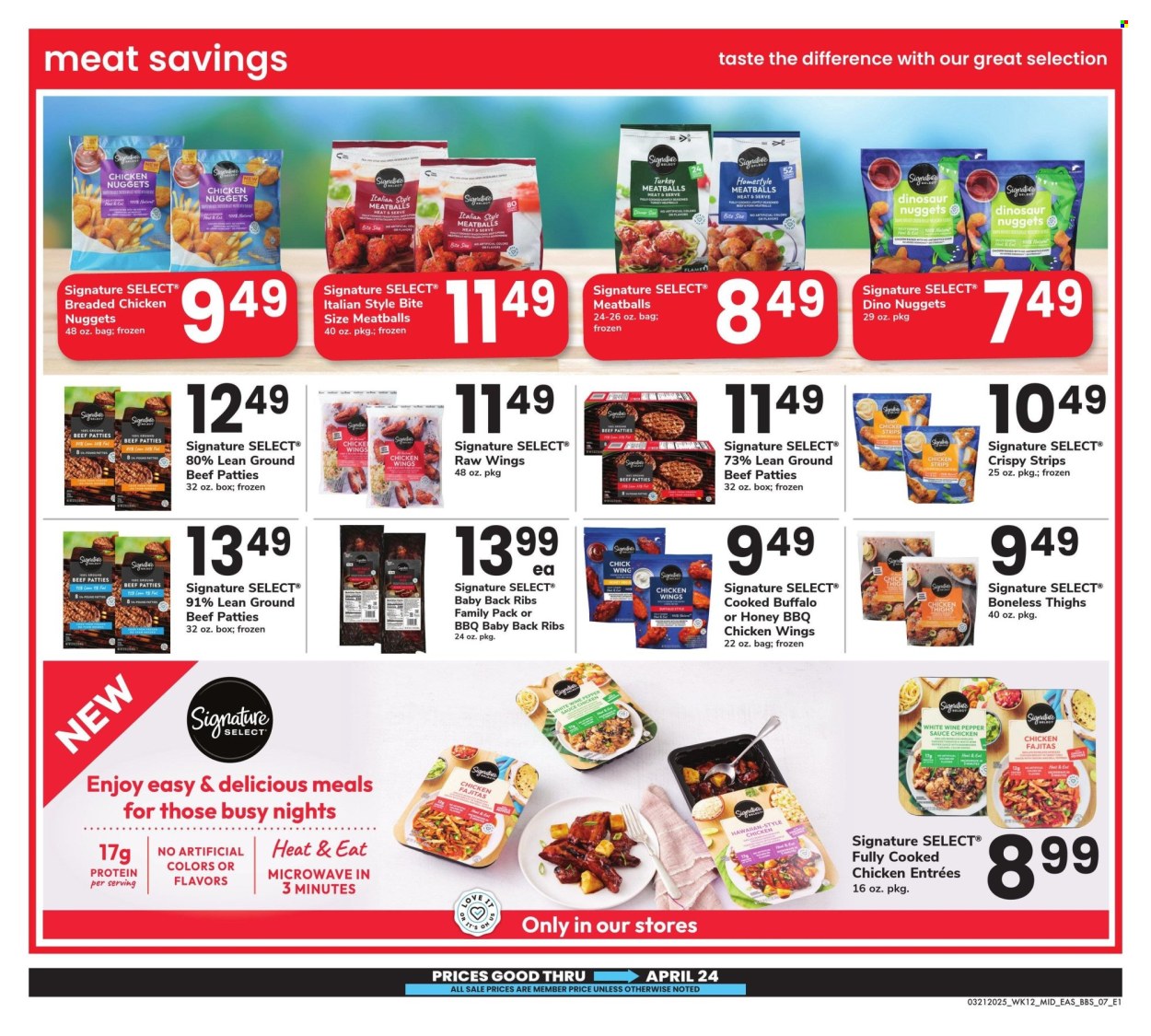 Safeway ad - 03/21/2025 - 04/24/2025. Page 1