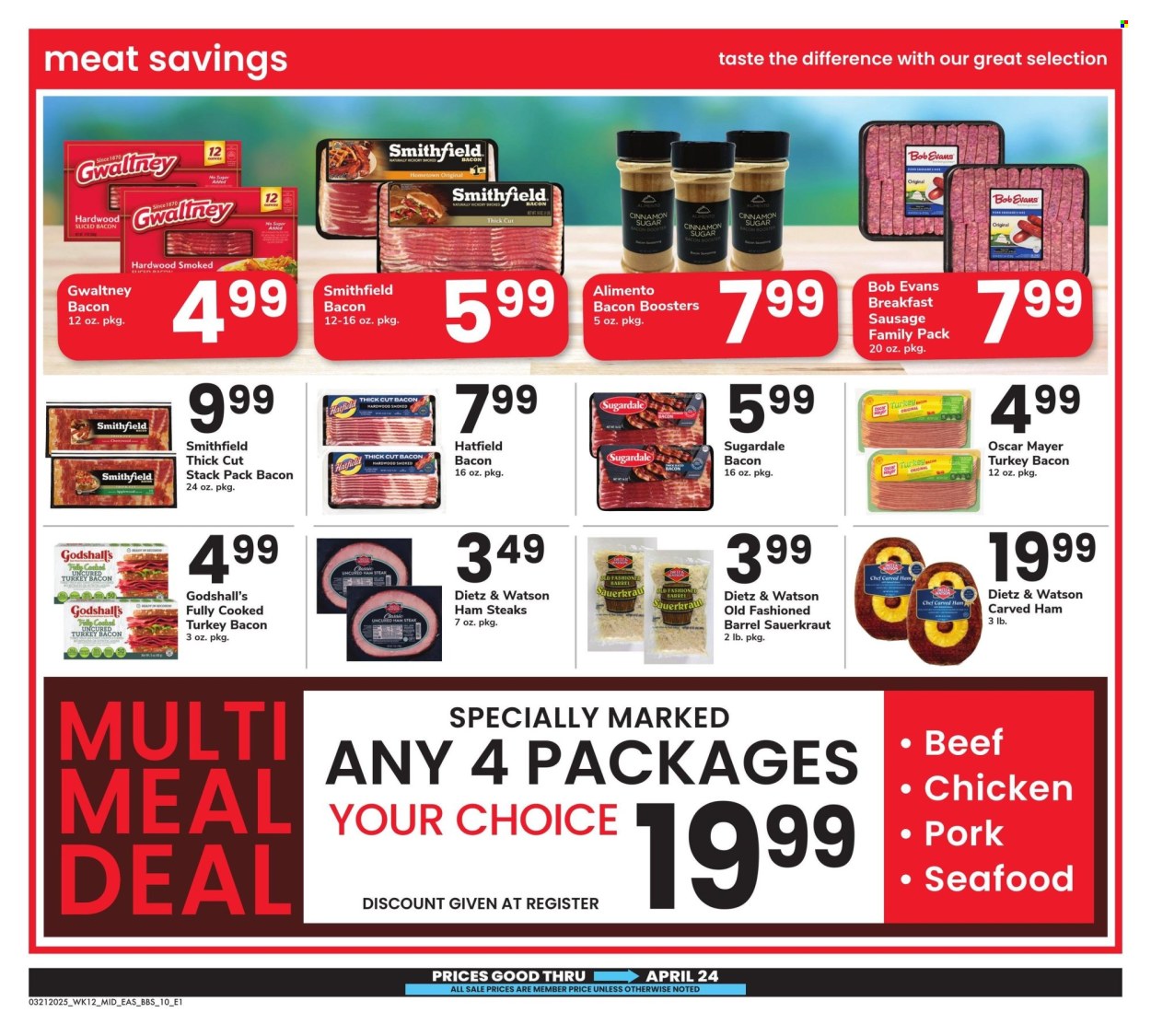 Safeway ad - 03/21/2025 - 04/24/2025. Page 1