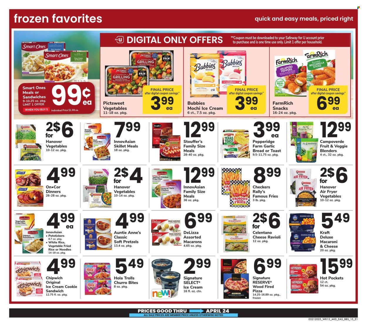 Safeway ad - 03/21/2025 - 04/24/2025. Page 1