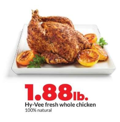 Hy-Vee fresh whole chicken