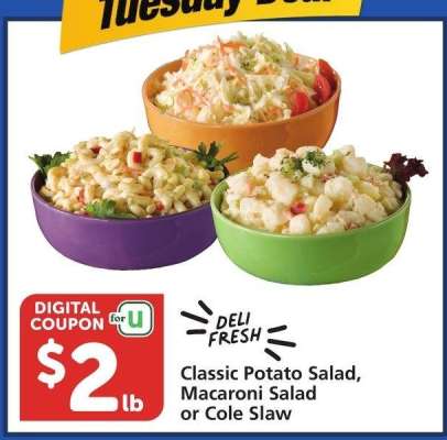 Classic Potato Salad, Macaroni Salad or Cole Slaw - Deli fresh