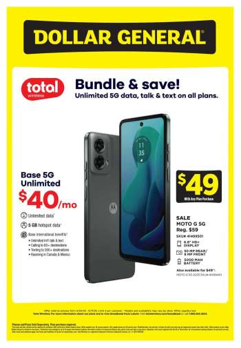 Dollar General Flyer - 04/20/2025 - 05/17/2025.