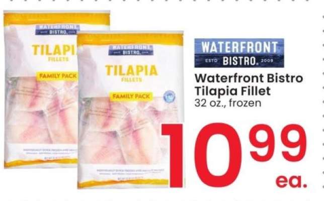 Waterfront Bistro Tilapia Fillet - 32 oz., frozen