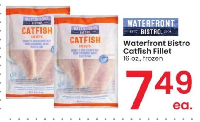 Waterfront Bistro Catfish Fillet - 16 oz., frozen