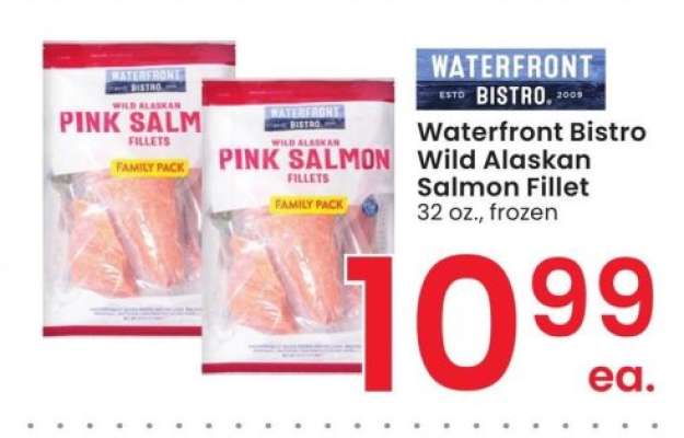 Waterfront Bistro Wild Alaskan Salmon Fillet - 32 oz., frozen