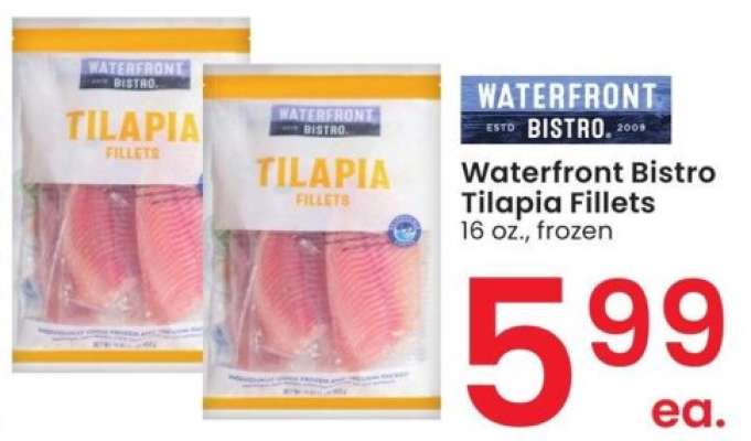 Waterfront Bistro Tilapia Fillets - 16 oz., frozen