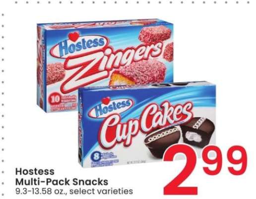Hostess Multi-Pack Snacks - 9.3-13.58 oz., select varieties