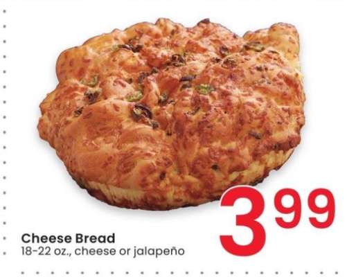 Cheese Bread - 18-22 oz., cheese or jalapeño