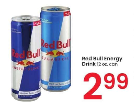 Red Bull Energy Drink - 12 oz. can
