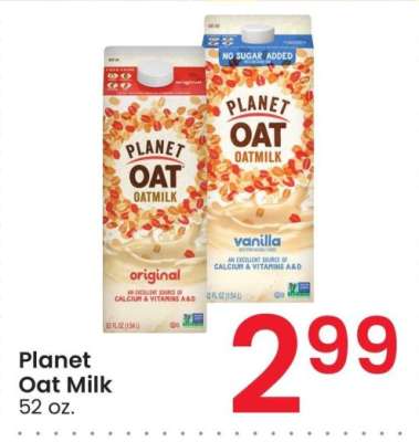 Planet Oat Milk - 52 oz.