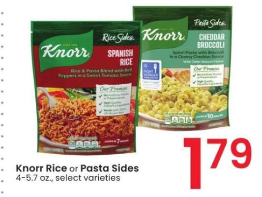 Knorr Rice or Pasta Sides - 4-5.7 oz., select varieties